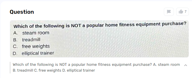 What Are the Most Preferred Home Fitness Equipment Purchases?